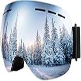 SCOTEEP Óculos De Esqui óculos De Snowboard OTG óculos De Neve Com Proteção UV Anti Embaçamento Lentes Duplas Para Homens Mulheres E Jovens
