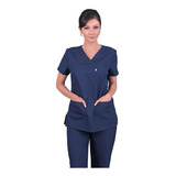 Scrub Feminino Acinturado Gabardine Pijama Cirúrgico Conjunt