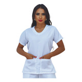 Scrubs Blusa Bata Acinturada