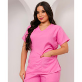 Scrubs Blusa Bata Acinturada
