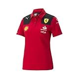 Scuderia Ferrari - Camisa Polo Feminina 2023 - Vermelha - Tamanho: Gg, Vermelho, Gg