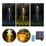 Sd Luz De Cascata Led Pentagram Leather Line