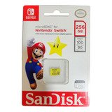 Sdcard Nintendo Switch Cartão De Memória 256gb 100 Original