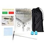 SDYQD Kalimba Piano De Polegar Com 17 Teclas Instrumento Musical Com Martelo Kalimba Piano De Polegar Com 17 Teclas Instrumentos Musicais Presentes Para Crianças Adultos Iniciantes Profissionais Lindo Dente De Leão 