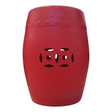 Seat Garden Cerâmica Vermelho Fosco banqueta 