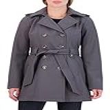 Sebby- Coleção Trench Coat Feminino Soft Shell Com Capuz Destacável