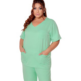Seca Rápido Pijama Cirúrgico Scrubs Oxford Não Amassa Masc 