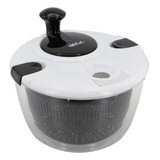 Seca Salada Centrífuga Travas Secador Folhas Alfaces Verduras Manual Completo Prático