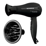 Secador De Cabelo 2000w Mondial Power Black Íon Com Difusor