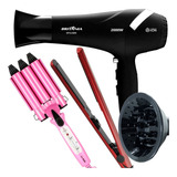 Secador De Cabelo Britânia 2000w Difusor Modelador Prancha