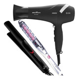 Secador De Cabelo Britânia 2000w Ion Prancha Gama Modelador