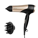 Secador De Cabelo Equipado Com Concentrador De Ar E Difusor Voltagem Ajustável 127 220V 1200 1800W
