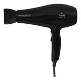 Secador De Cabelo Gama Eleganza Plus 3 Níveis Cor Preto 220v