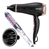 Secador De Cabelo Lenoxx 2000w Difusor Modelador Cachos Gama