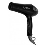 Secador De Cabelo Lizz Titanium Black Preto E Cinza 127v Cor Preto cinza