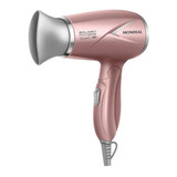 Secador De Cabelo Mondial Dobrável Travel Gold Rose Bivolt
