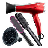 Secador De Cabelo Philco 2200w Pro Difusor Escova 2 Em 1