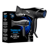 Secador De Cabelo Taiff Elegance Tourmaline Íon Preto 127v