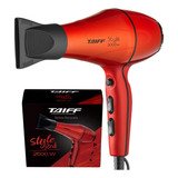 Secador De Cabelo Taiff Profissional Style Vermelho Clássico