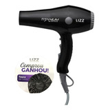 Secador De Cabelo Titanium Black Lizz Professional 2150w 127