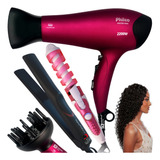 Secador De Cabelos 2100w Modelador Chapinha Gama 220v