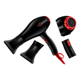 Secador De Cabelos Mondial Turbo Color Preto vermelho Sc 41 Cor Preto 110v