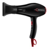 Secador De Cabelos Turbo Sc 41 Preto E Vermelho 220v Mondial