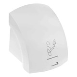 Secador De Mãos Automático Elétrico Com Sensor 12m s 1500w Cor Branco 110v