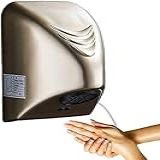 Secador De Mãos Sensor Automático Elétrico Comercial Handy Wash Soprador Seco Montado Na Parede Ideal Para Banheiros Banheiros Cafés Bares Escritórios Pubs Restaurantes Escolas Infantis 20