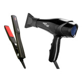 Secador Tourmaline 2100w E Chapa Red Íon Taiff Profissional