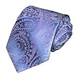 Secdtie Gravatas Masculinas Com Estampa Paisley Jacquard Tecido Luxuoso Designer Roxa Tamanho Nico