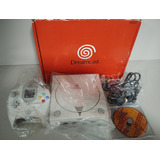Sega Dreamcast Completo Na Caixa Serial Batendo Jogo Brinde