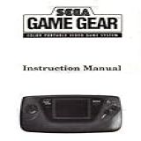 Sega Game Gear Console Instruction Booklet  Sega GG Manual Only   Sega Manual 