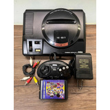 Sega Mega Drive 2 Controle E Fonte Originais Everdrive