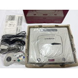 Sega Saturn Branco Japonês Perfeito Colecionador Completo