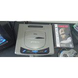 Sega Saturno Cinza Completo