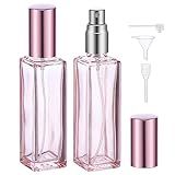 Segbeauty 2 Peças De Atomizador De Perfume- Frasco De Viagem De Colônia De 20 Ml- Recarregável- Pequeno Vazio- Frasco De Spray De Perfume- Portátil- Névoa Fina- Kit Dispensador- Refil De Garrafas De