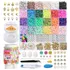 Segden 6000pcs Clay Bead Bracelet Kit,polymer Flat Beads ...
