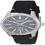 SEIKO Mostrador Preto De Quartzo Essentials