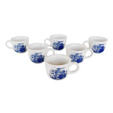 Seis Xicara Cafezinho Caneca