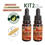 Seiva Sangue De Dragão 100 Puro Amazônia Kit 2 Und De 20ml
