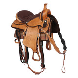 Sela Americana Luxo Couro Completa Manta Peitoral Oferta
