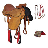 Sela Australiana Completa 15 Polegadas Couro Legitimo Oferta