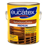 Selador Extra Acetinada Para Madeira Eucatex 3 6 L Incolor