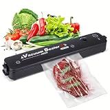 Seladora A Vácuo Portátil Automática Bivolt - 10 Saquinhos Embaladora Carnes Peixes Vegetais Frutas Cereais Queijos Embaladora Vacuum Sealer 0022