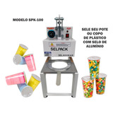 Seladora Para Copos De Plástico Para Pipoca E Algodão Doce