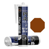 Selante Pu Marrom Bronze Chocolate Silicone Acm Fachada 400g