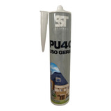 Selante Silicone Pu40 Uso Geral Pias Esquadrias Rufos 400g Cor Branco