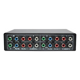 Seletor De Chave De Componente Rgb 5 Rca Cabo Ypbpr De 3 Via