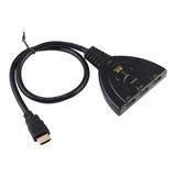 Seletor Switch Hdmi 4k 3 Em 1 3 Entradas Hdmi Para 1 Saida